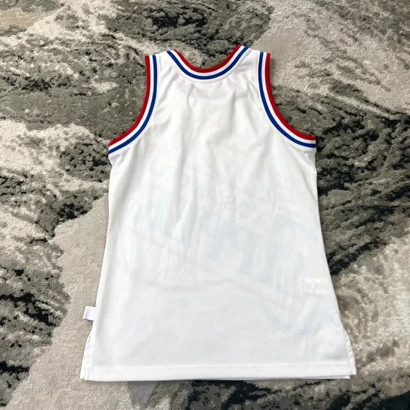 Mitchell & Ness Jersey Mens S White LA Clippers Basketball Team NBA Athleisure - Picture 9 of 10